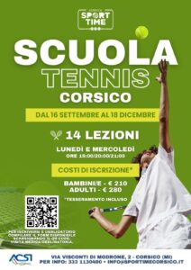 scuola tennis corsico